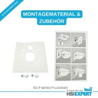 Geberit Vorwandelement + Bartolo WC + Drückerplatte + WC-Sitz