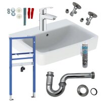 Geberit Vorwandelement Waschtisch Grohe Armatur Komplettset 60 cm