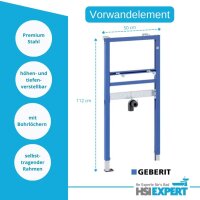 Geberit Vorwandelement Waschtisch Grohe Armatur Komplettset 60 cm