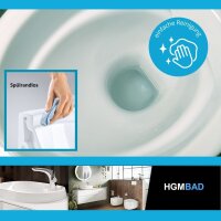 Geberit Vorwandelement Omega 82 oder 98 cm Grohe WC spülrandlos Drückerplatte WC Sitz SoftClose Set