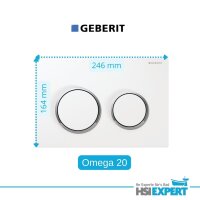 Geberit Vorwandelement Omega 82 oder 98 cm Grohe WC spülrandlos Drückerplatte WC Sitz SoftClose Set