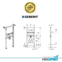 Geberit Spülkasten WC Waschbecken 45cm Armatur Bad Set