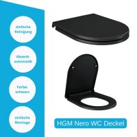 Geberit Vorwandelement NERO WC spülrandlos schwarz matt Komplett Set