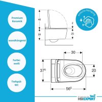 Geberit AquaClean Sela WC-Komplettanlage Dusch-WC mit Deckel