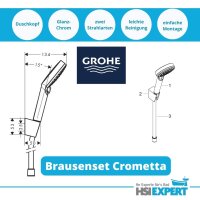 Hansgrohe Brausenset Crometta Vario/Porter weiss/chrom...