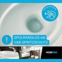 Villeroy & Boch Architectura WC spülrandlos WC Sitz mit Absenkautomatik Schallschutz